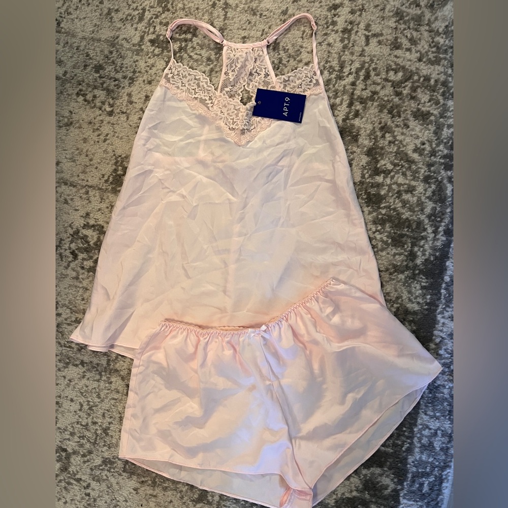 Light Pink Lacey PJs